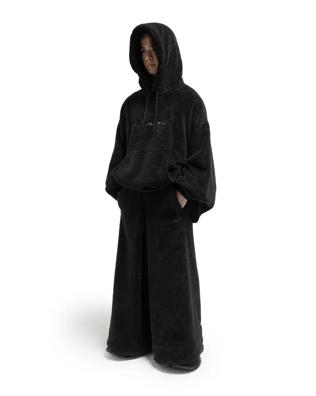FUMITO GANRYU / Kimono Boa Fleece Hoodie (Fu14-Cu-02)
