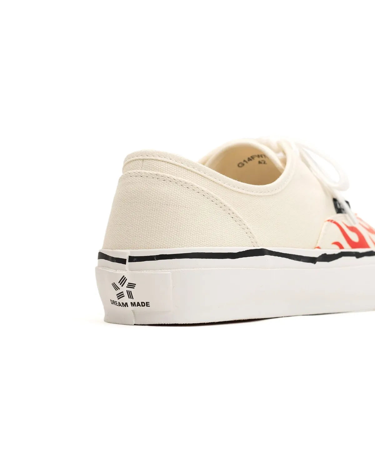 KAMIYA / "Herc"Fire Pattern Vulcanized Sneaker (G14FW702)