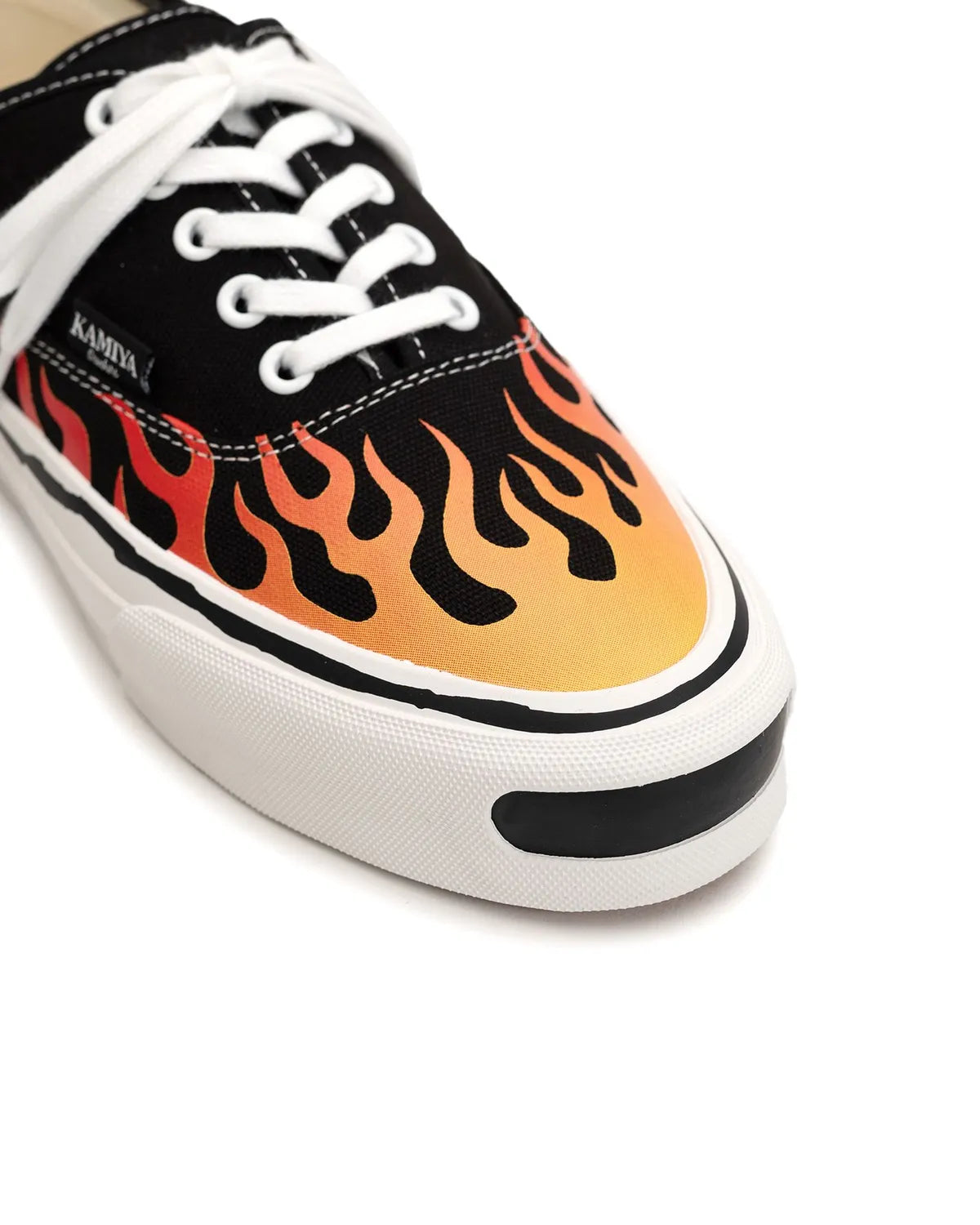 KAMIYA / "Herc"Fire Pattern Vulcanized Sneaker (G14FW702)