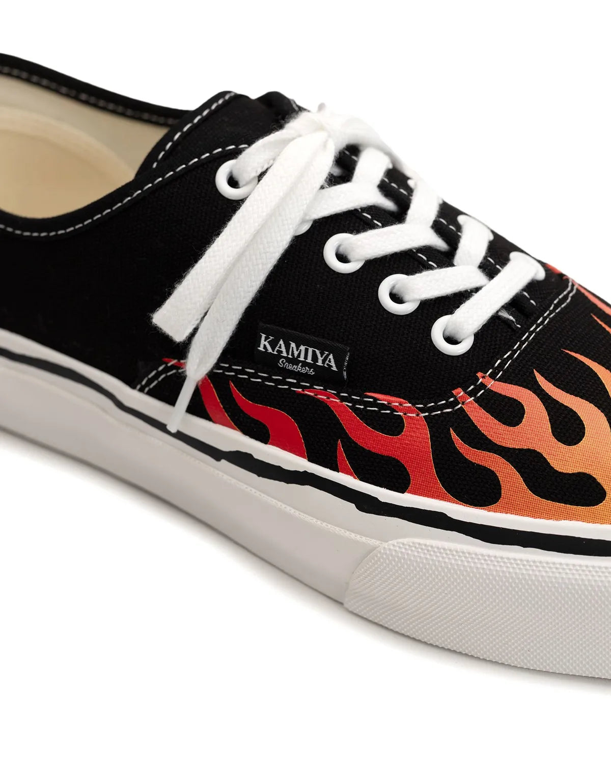 KAMIYA / "Herc"Fire Pattern Vulcanized Sneaker (G14FW702)