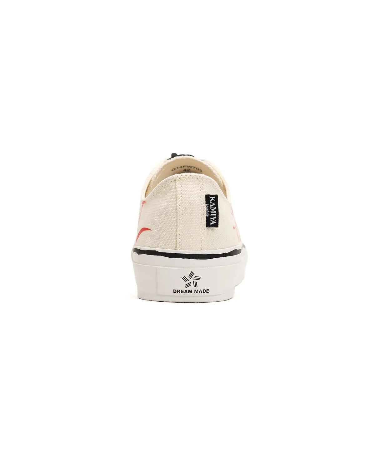 KAMIYA / "Joey"Fire Pattern Vulcanized Sneaker (G14FW703)