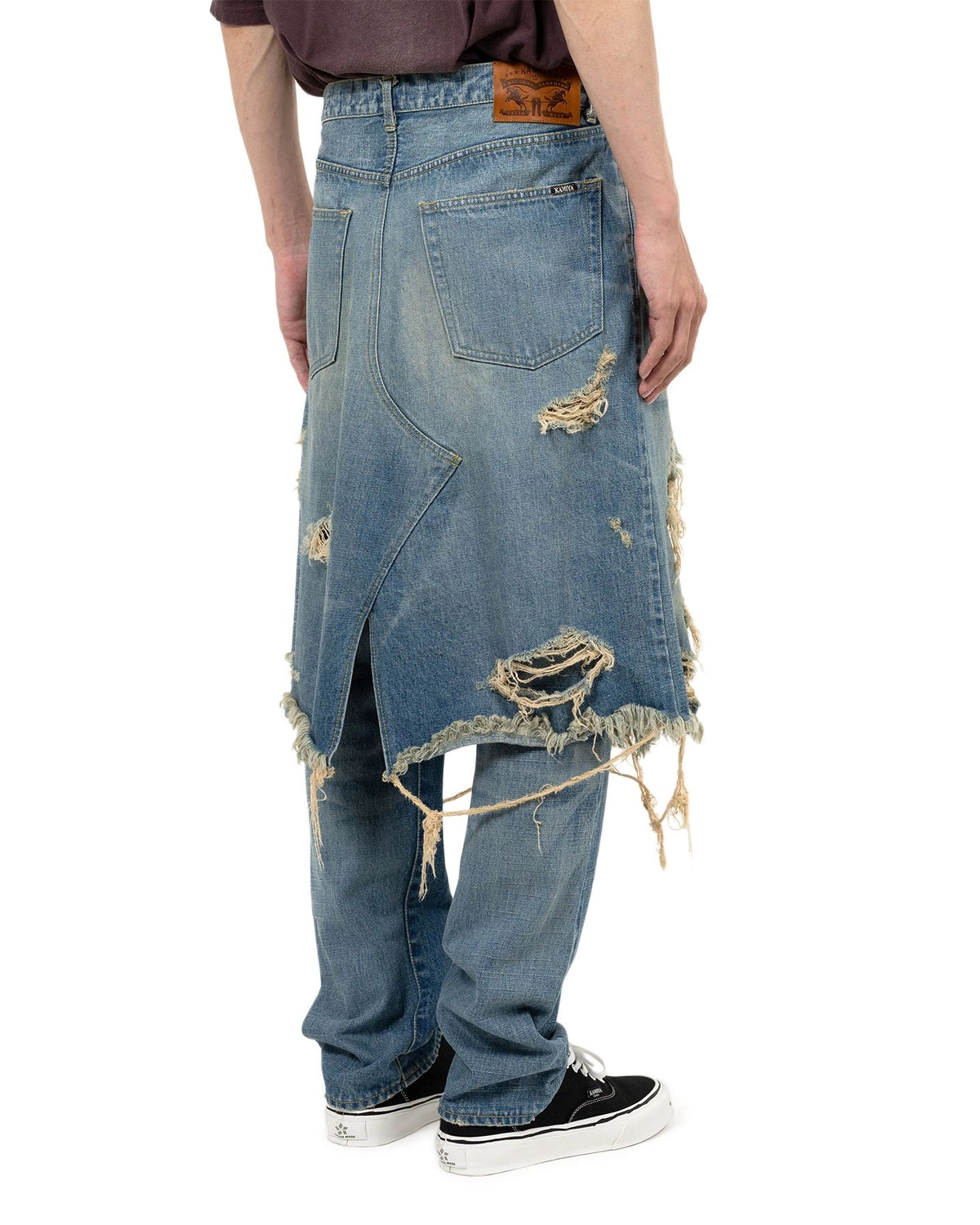 KAMIYA / Denim Wrap Skirt (G14PT040)