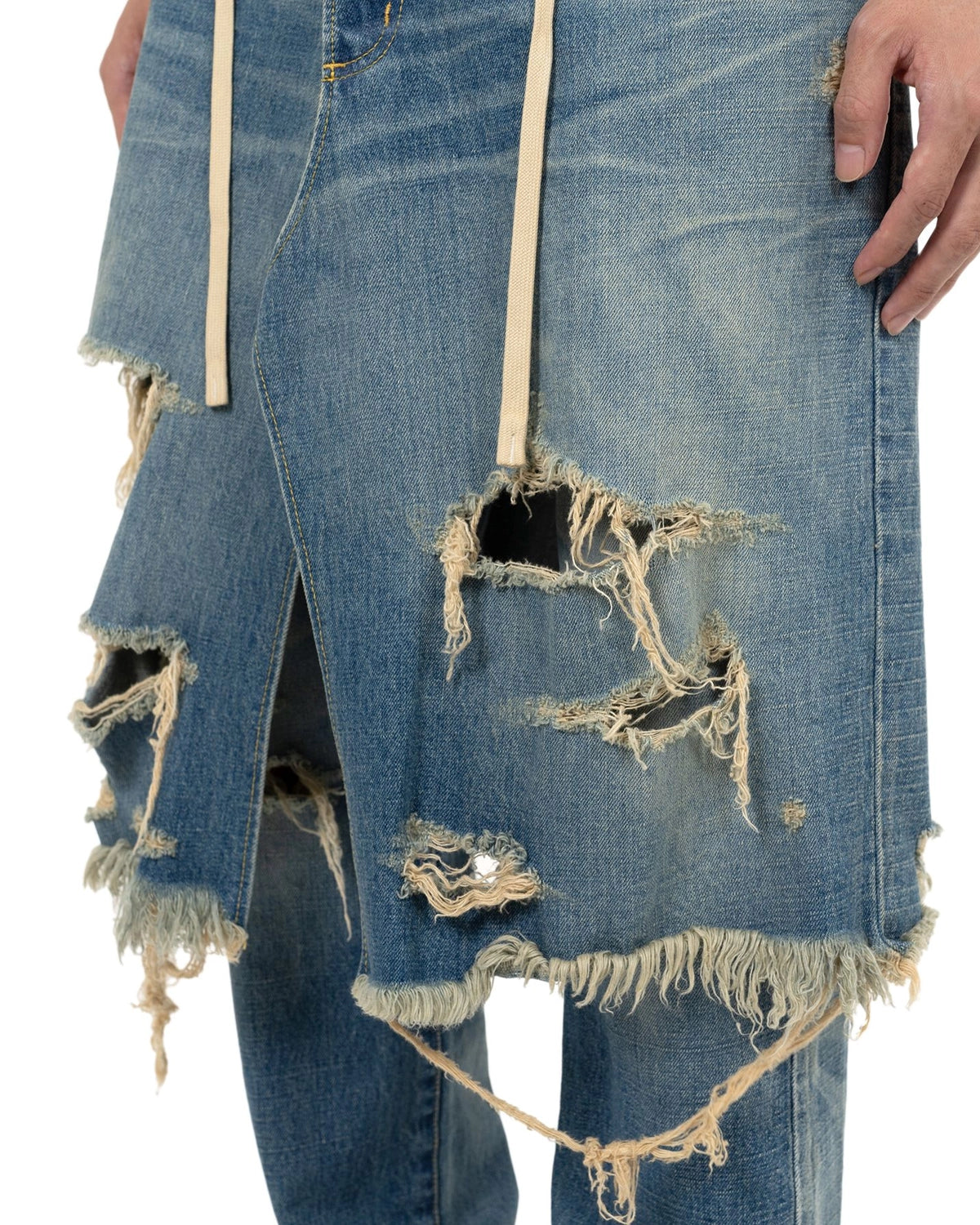 KAMIYA / Denim Wrap Skirt (G14PT040)