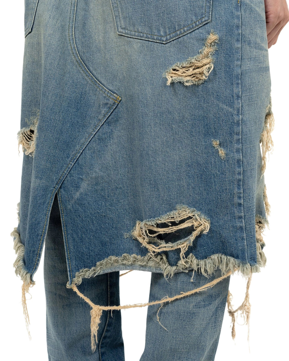 KAMIYA / Denim Wrap Skirt (G14PT040)