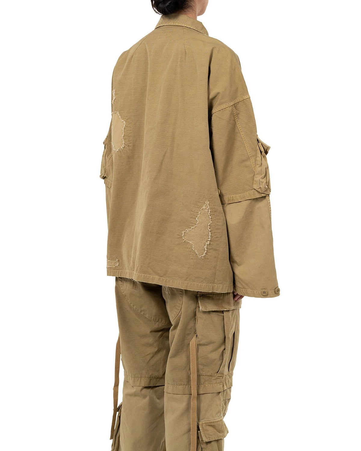 KAMIYA / Repaired Ripstop Fatigue Jacket (G15BL039)