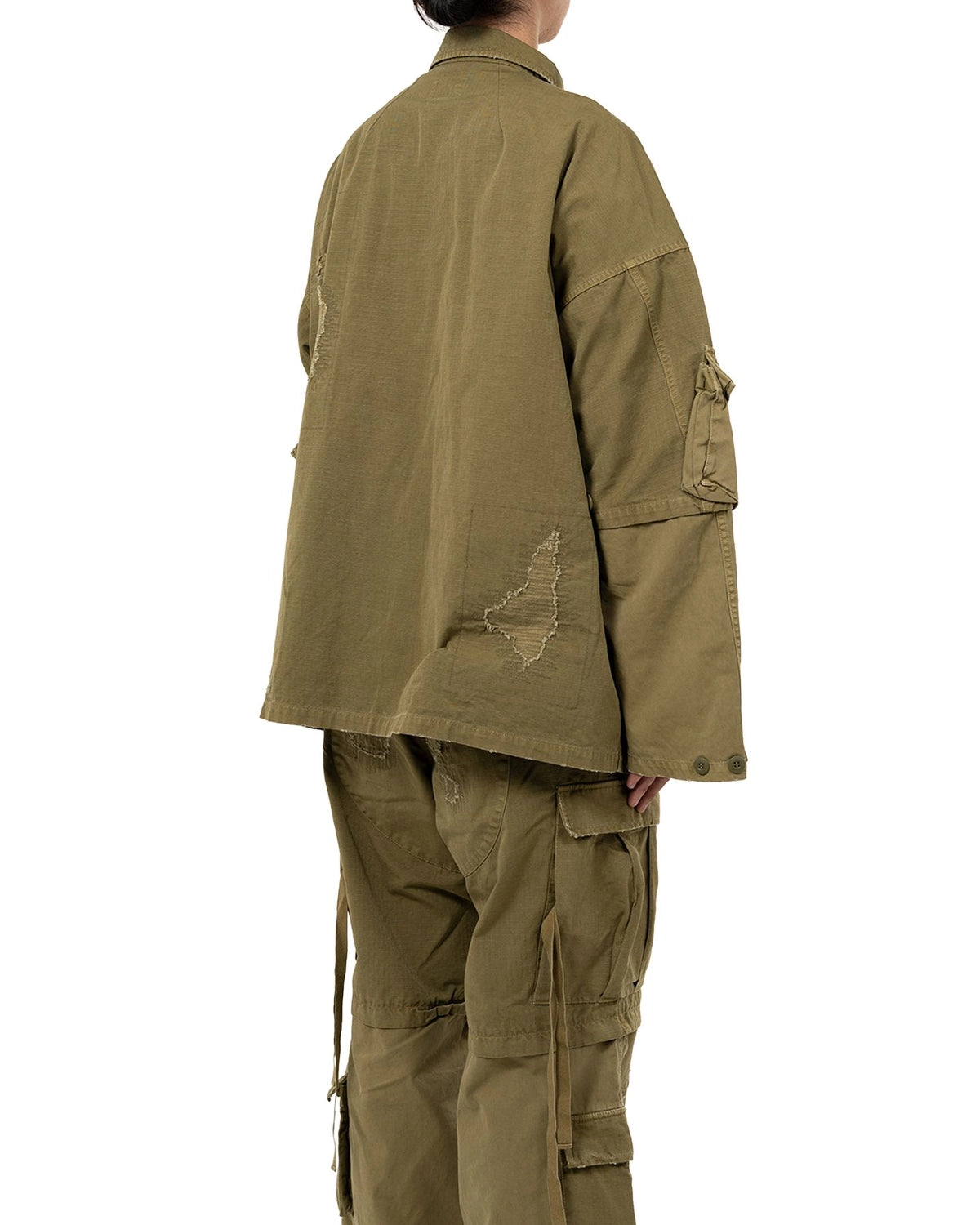 KAMIYA / Repaired Ripstop Fatigue Jacket (G15BL039)