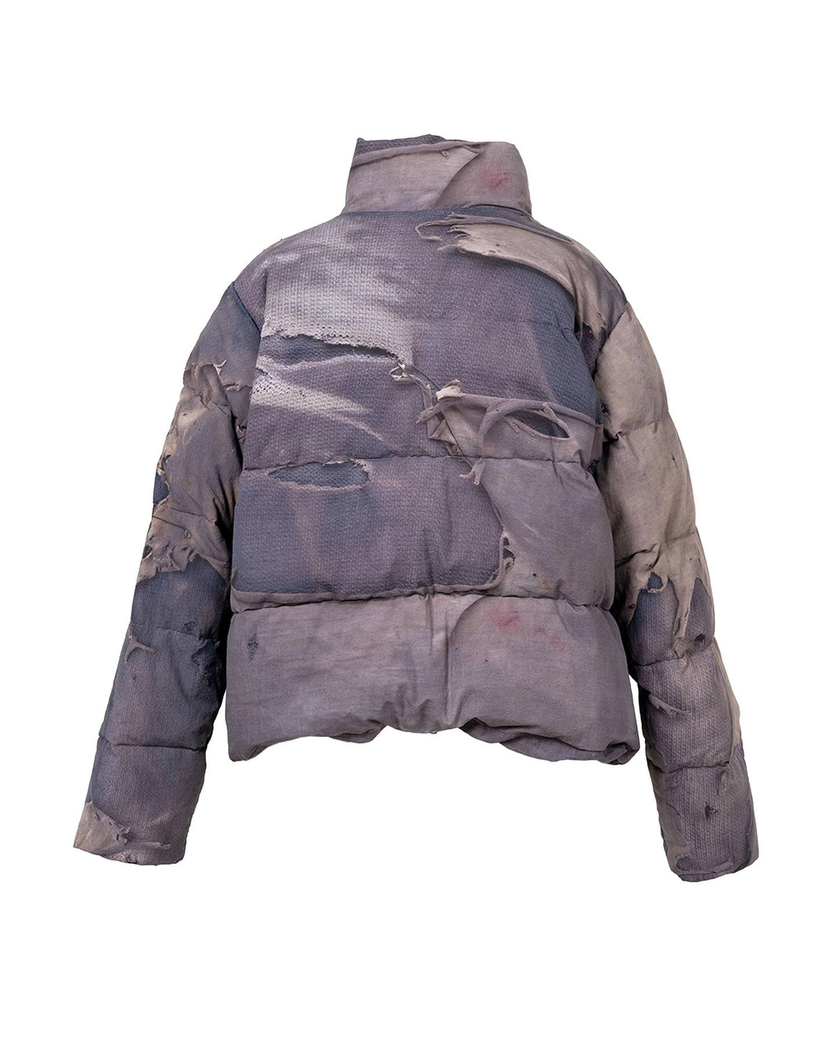 KAMIYA / Trompe L’oeil Print Down Jacket (G15BL111)