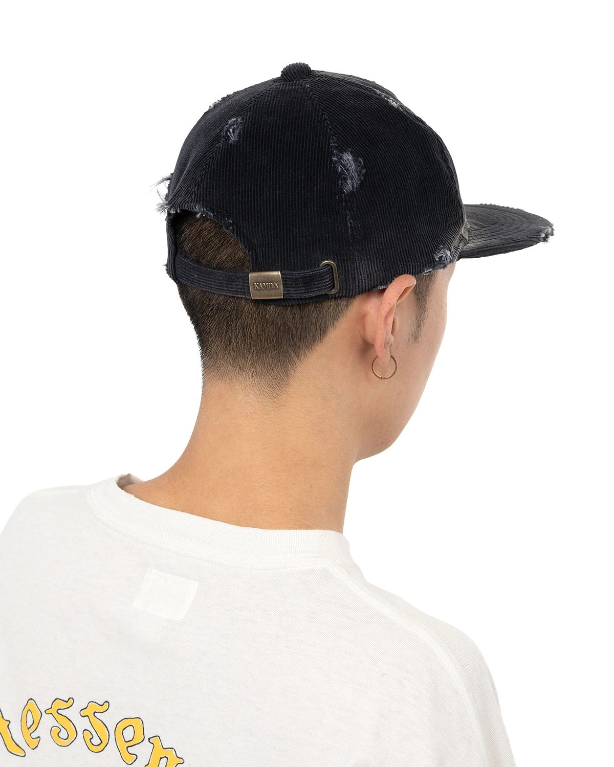 KAMIYA / “K-Wing” Distressed Cap (G15CA104)