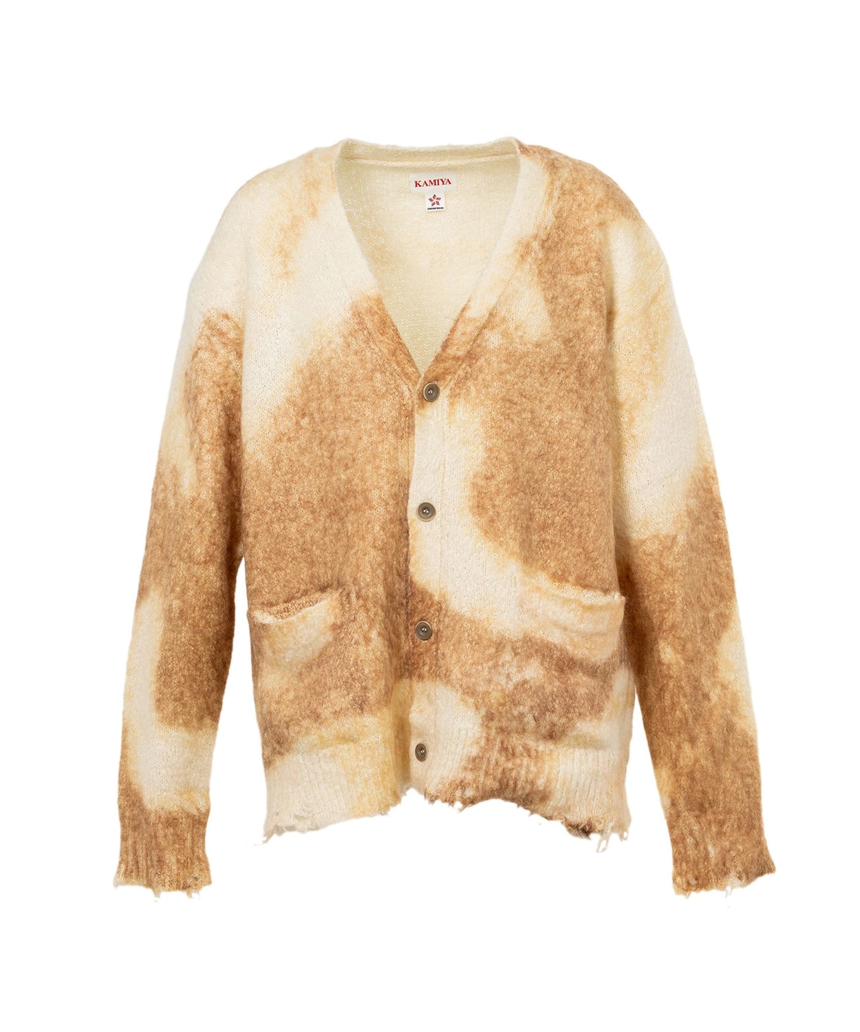 KAMIYA / Distressed Mohair Cardigan (G15CD063)