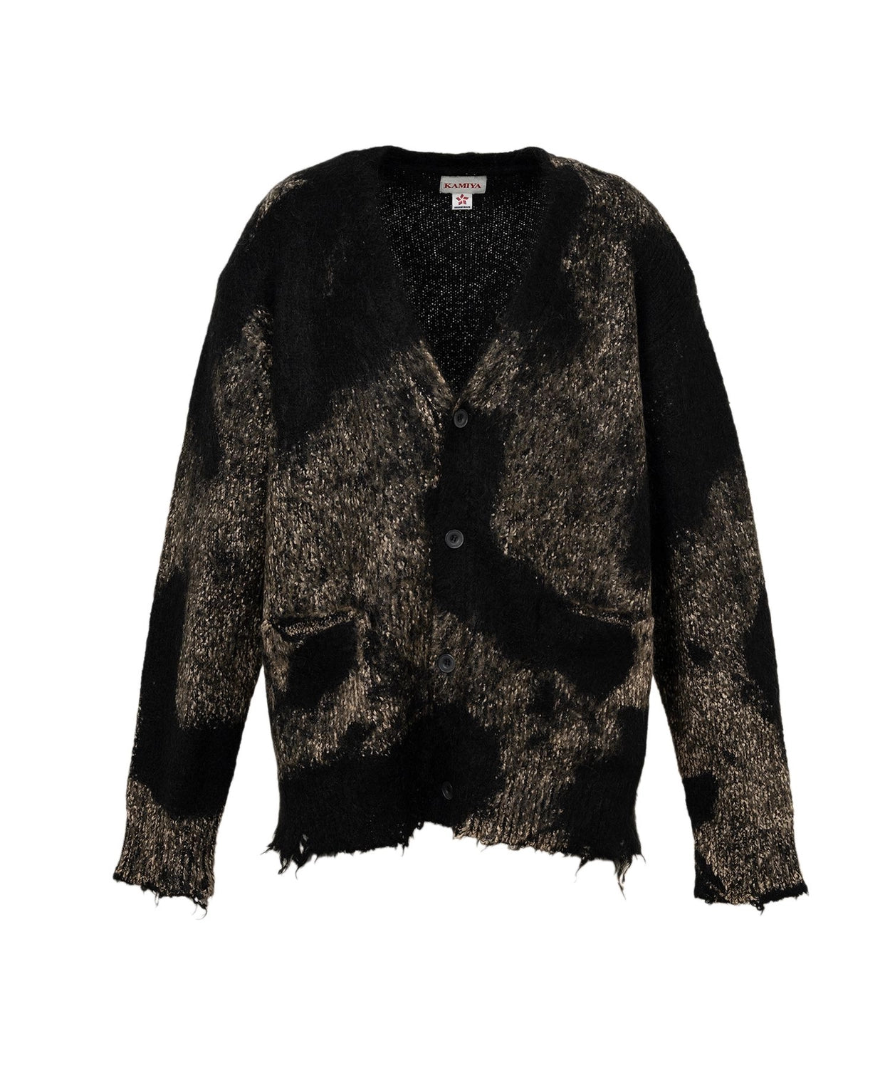 KAMIYA / Distressed Mohair Cardigan (G15CD063)