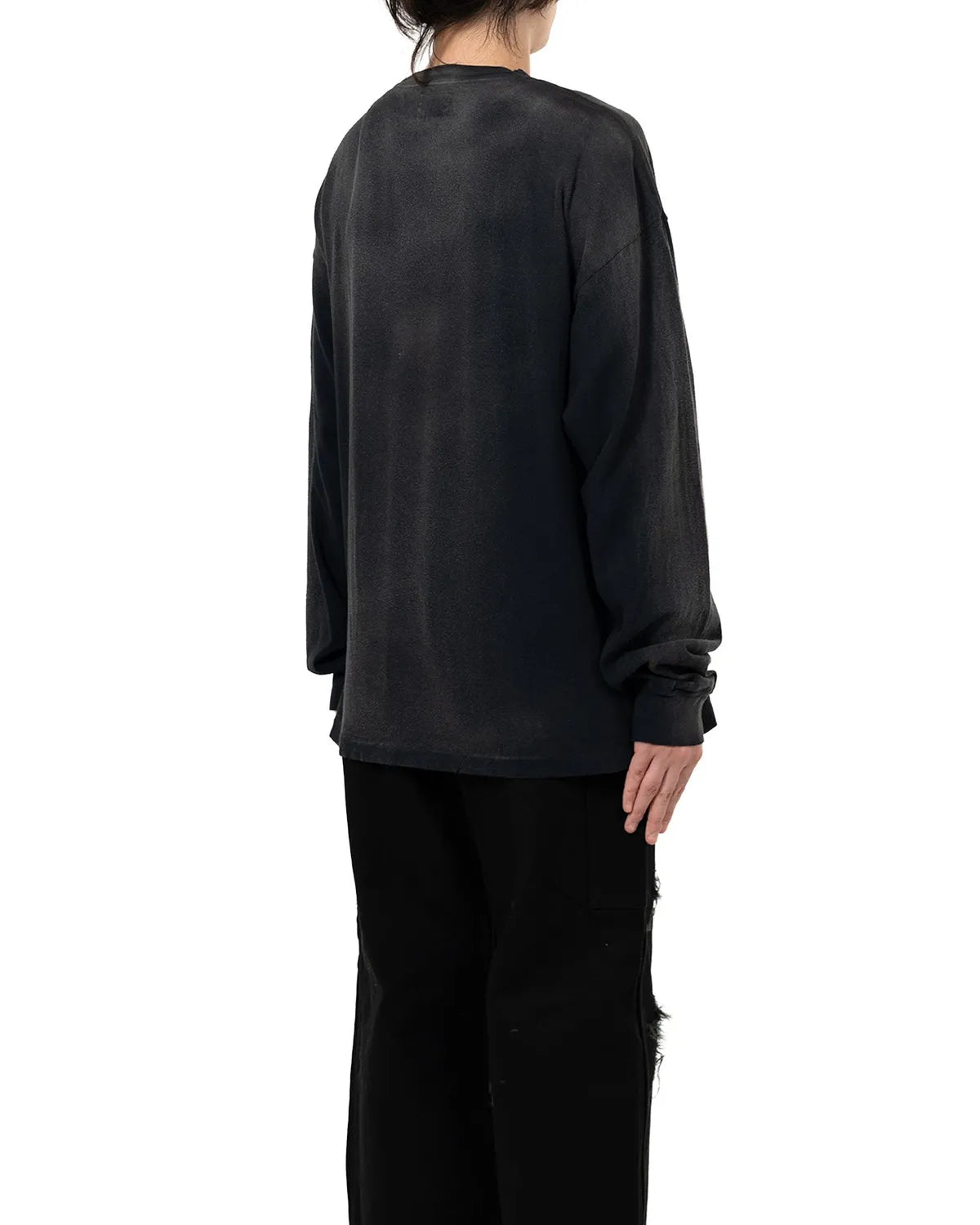 KAMIYA / "KMY Eagle" Distressed L/S T-shirt (G15LT082)