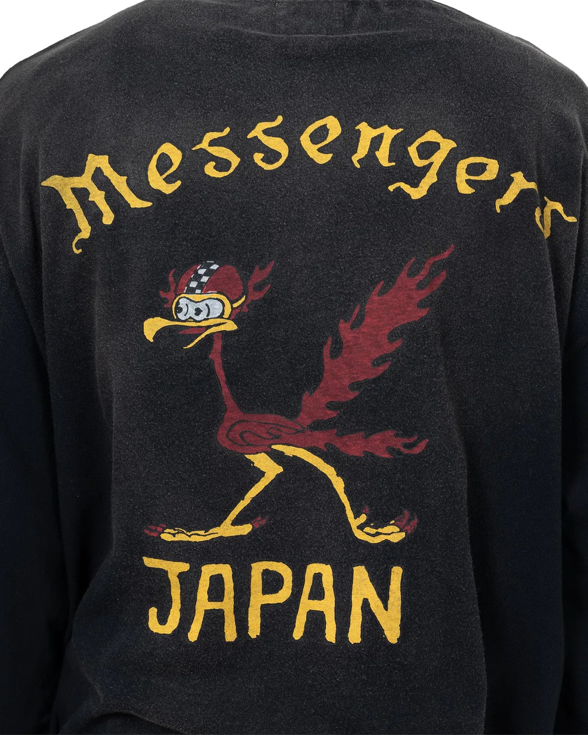 KAMIYA / "Messenger Bird" Distressed Pocket L/S T-shirt (G15LT086)