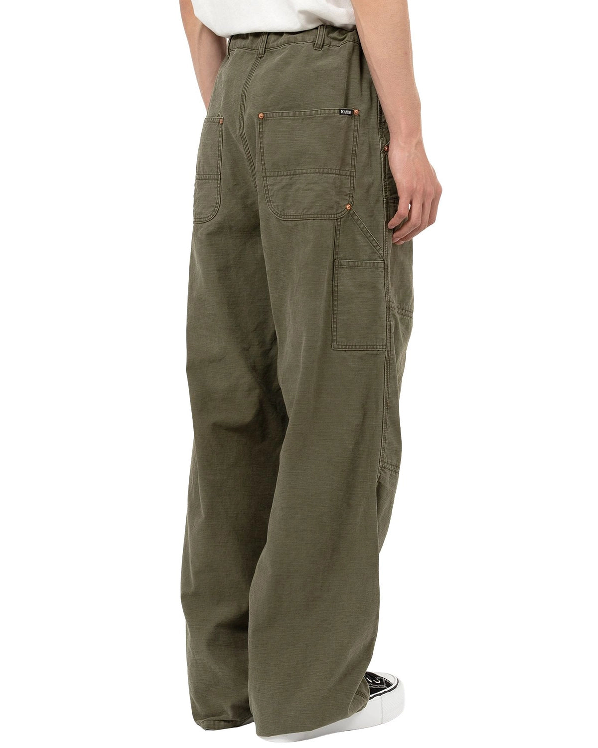 KAMIYA / Back Satin Painter Pants (G15PT038)