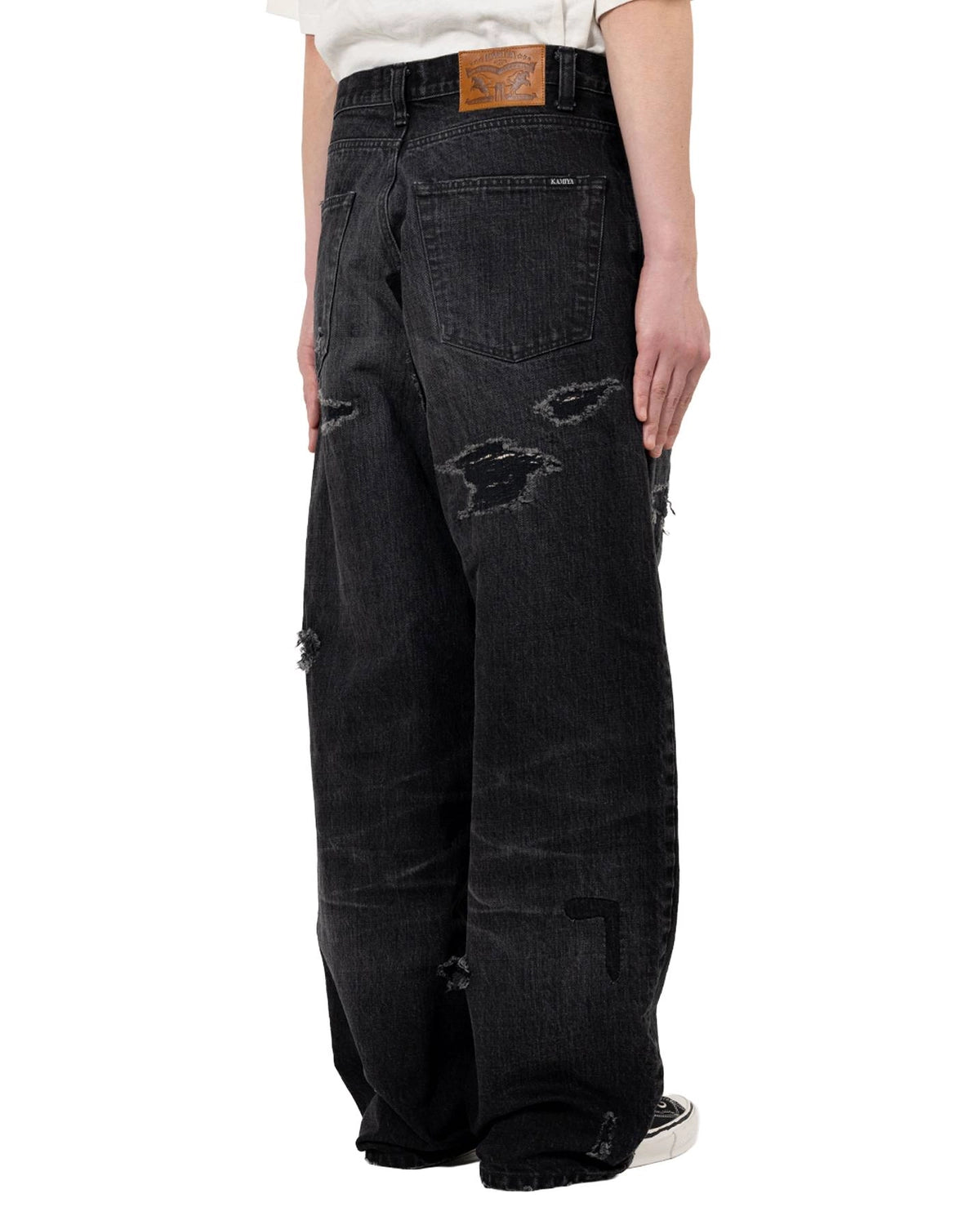 KAMIYA / BORO Super Baggy Denim Pants (G15PT050)