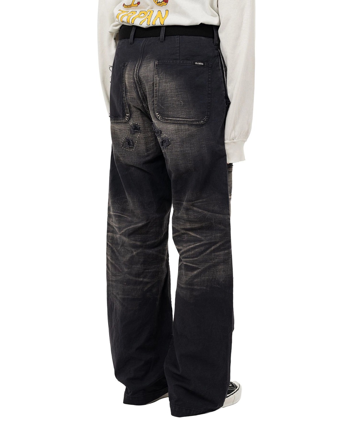 KAMIYA / Repaired Serge Work Pants (G15PT061)