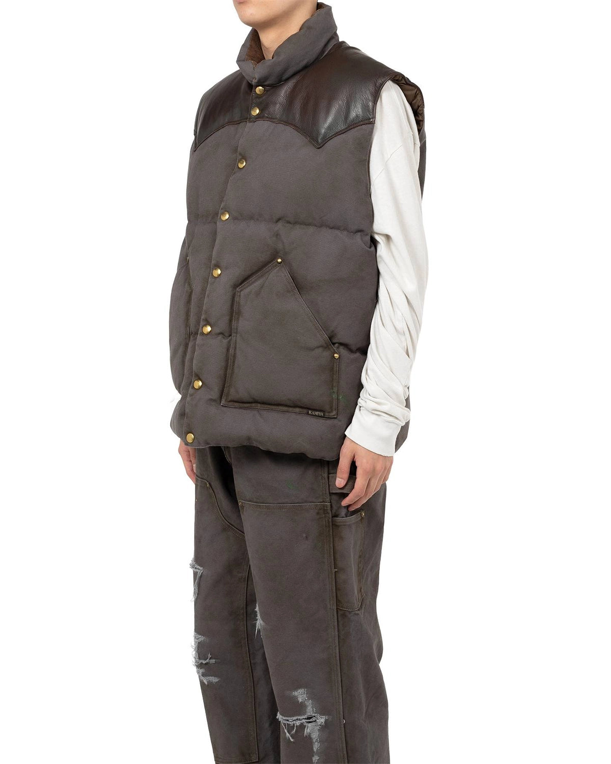 KAMIYA / "Rocky Mountain Featherbed x KAMIYA "Duck Down Vest (G15RM101)