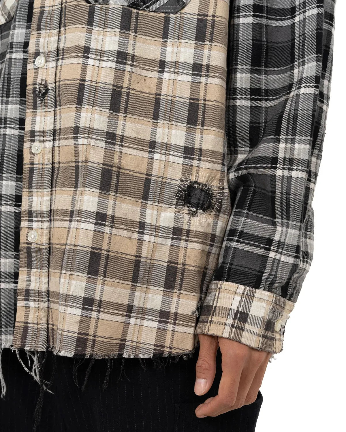 KAMIYA / Crazy Pattern Check Shirt (G15SH057)