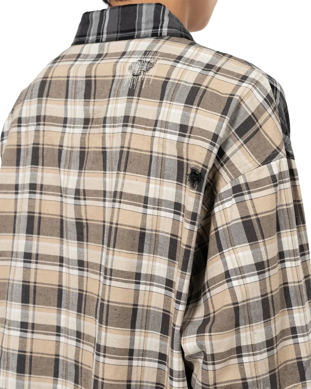 KAMIYA / Crazy Pattern Check Shirt (G15SH057)