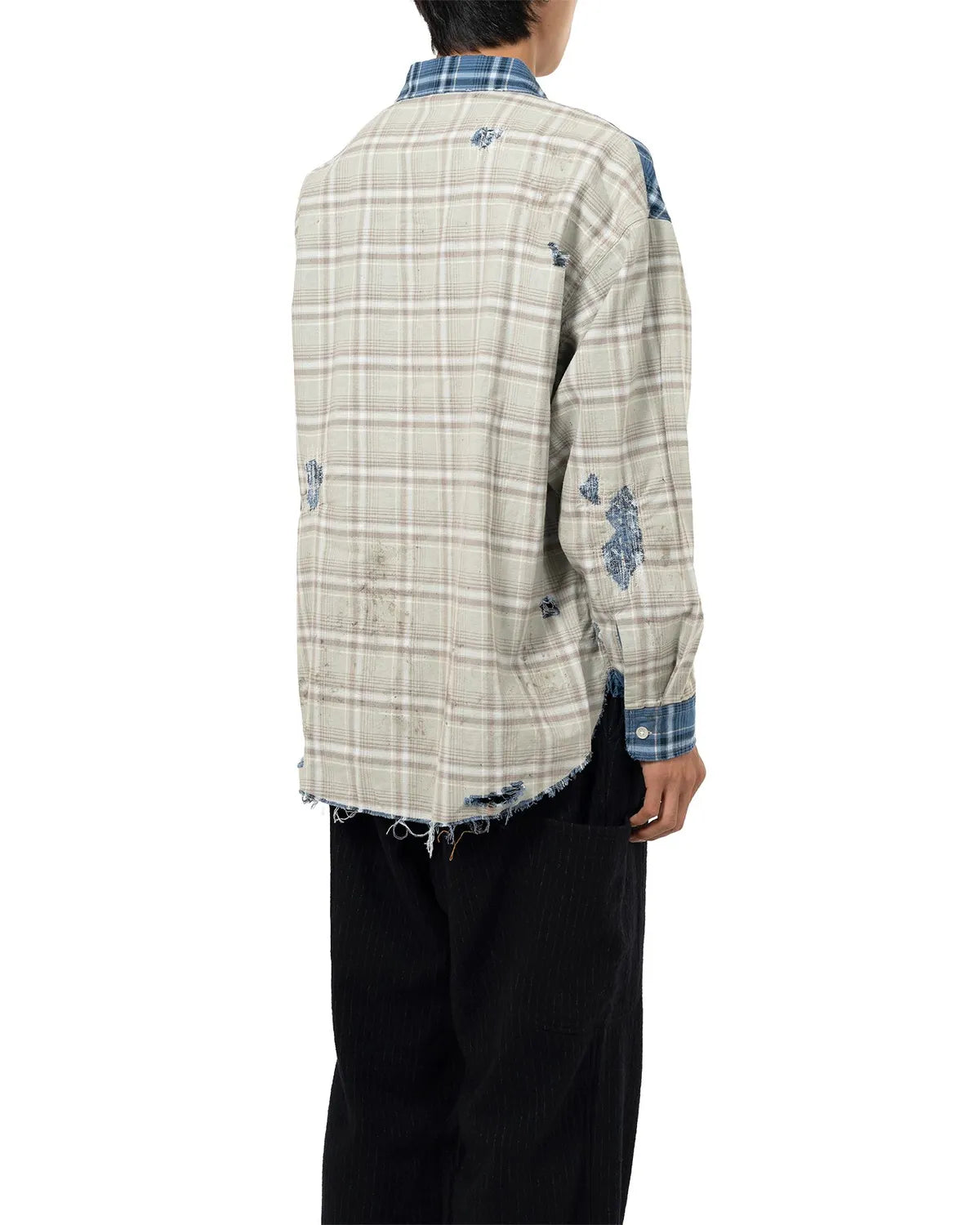 KAMIYA / Crazy Pattern Check Shirt (G15SH057)