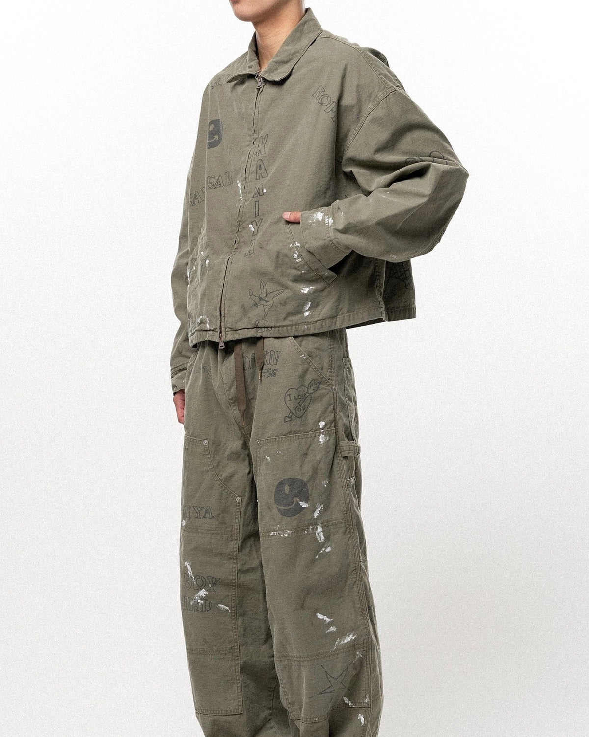 KAMIYA / Graffiti Work Jacket (G16BL022)