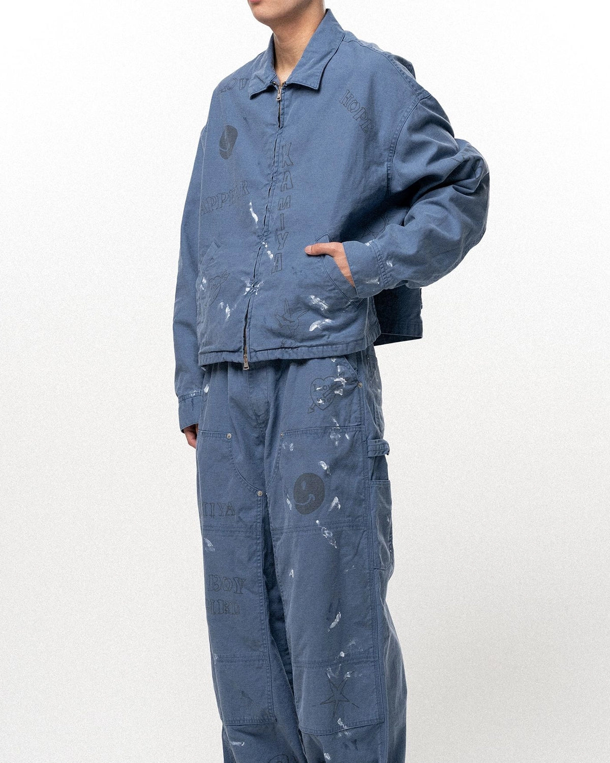 KAMIYA / Graffiti Work Jacket (G16BL022)