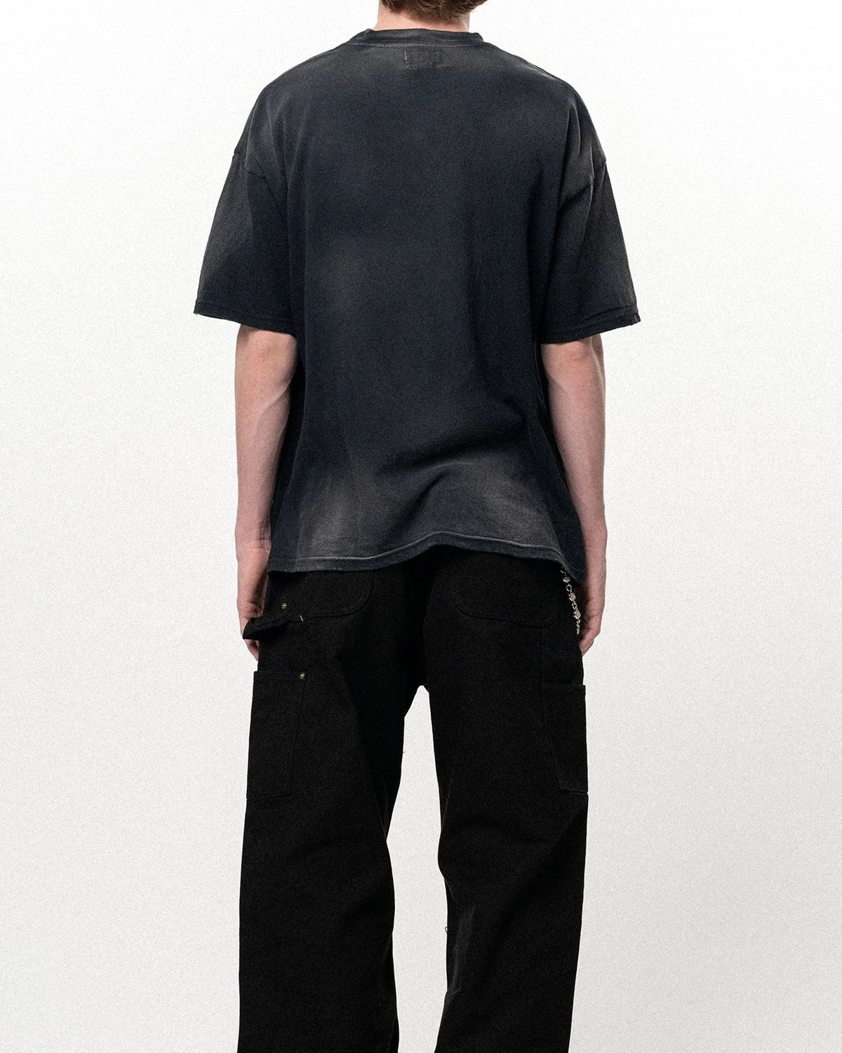 KAMIYA / "REAL TORCH" Distressed Pocket Tee (G16TS090)