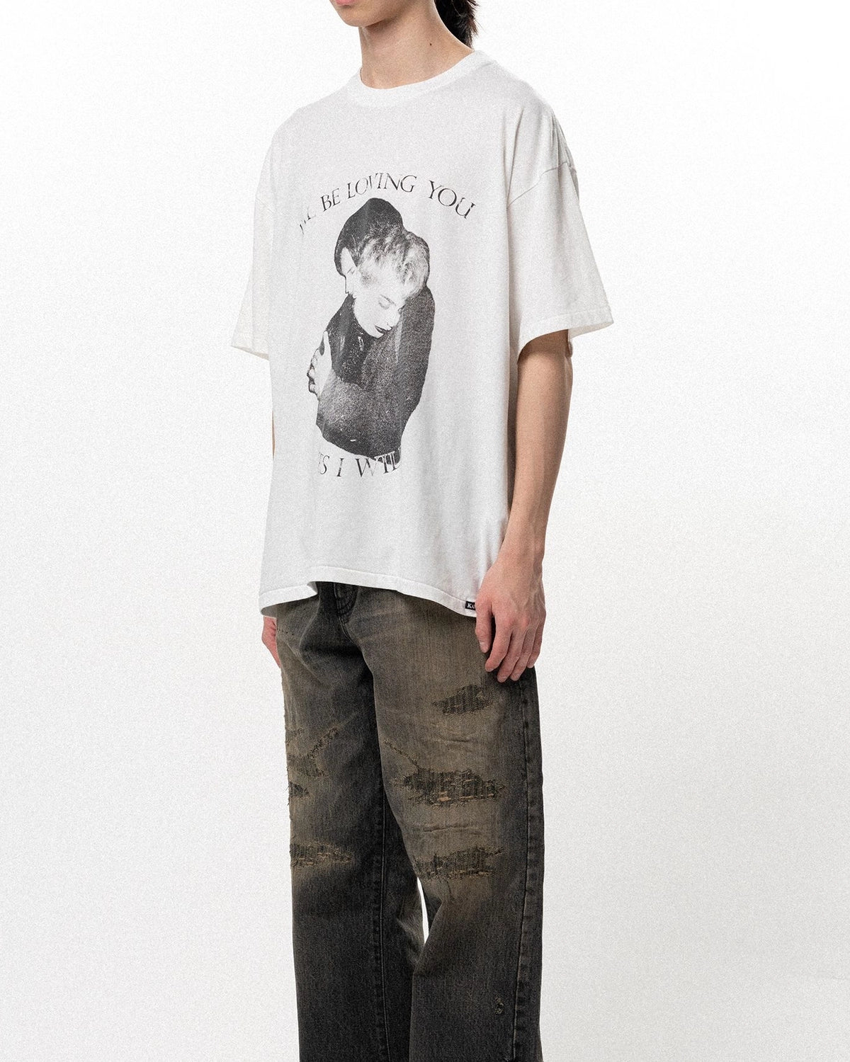 KAMIYA / "LOVING" T-shirt (G16TS095)