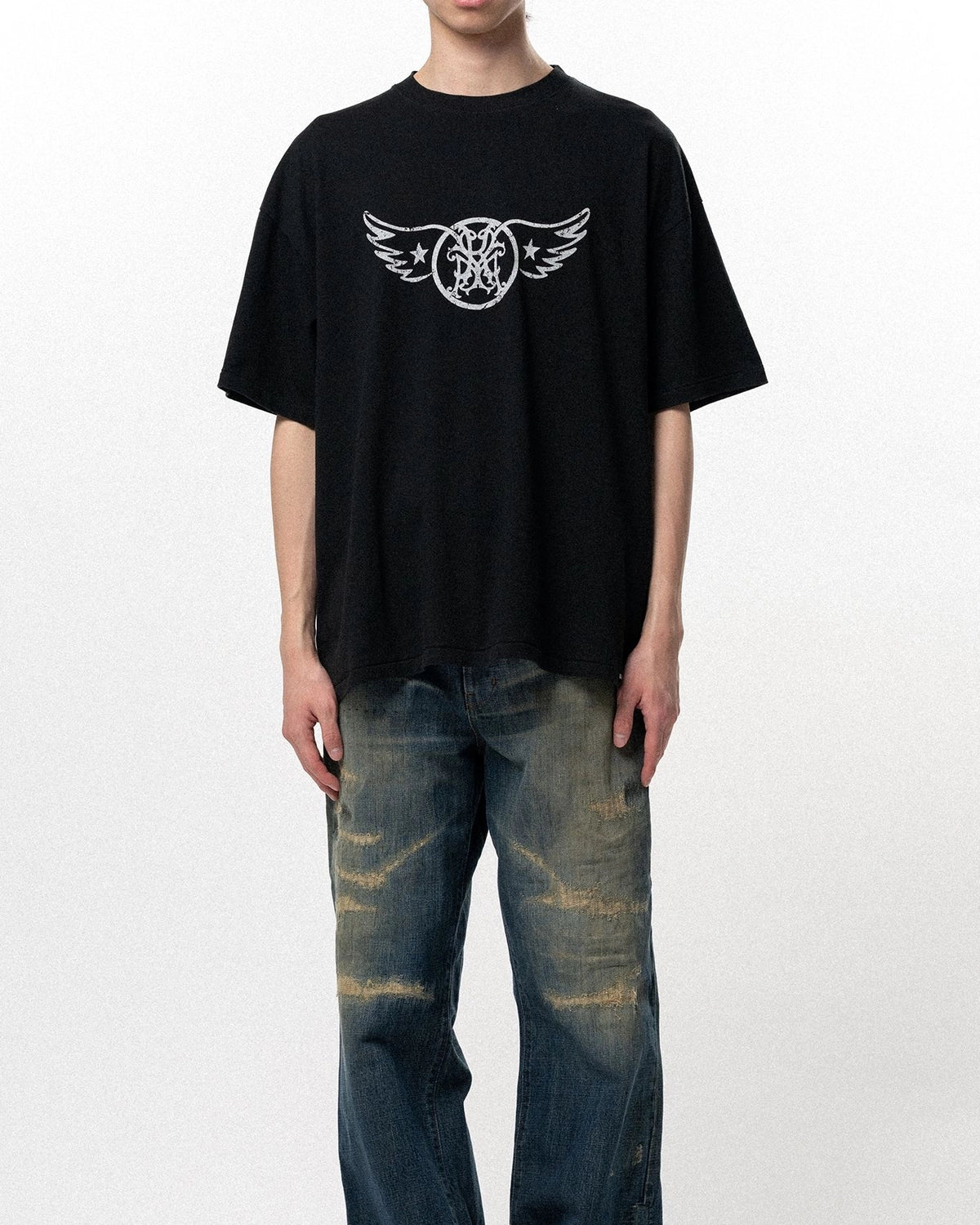 KAMIYA / "AERO-KMY" T-shirt (G16TS097)