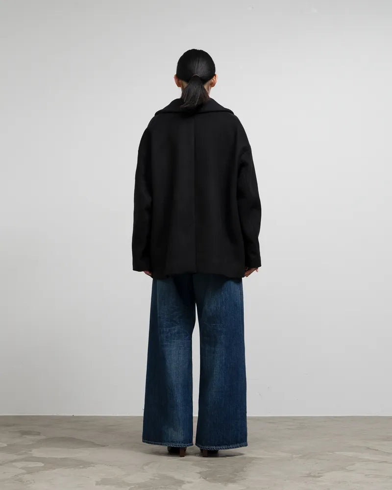 Graphpaper / Light Melton Shawl Collar Coat (GL253-10267B)
