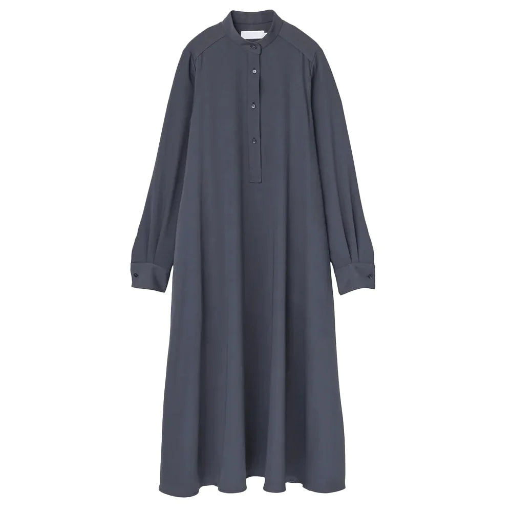 Graphpaper / Satin Band Collar Dress (GL253-60095B)