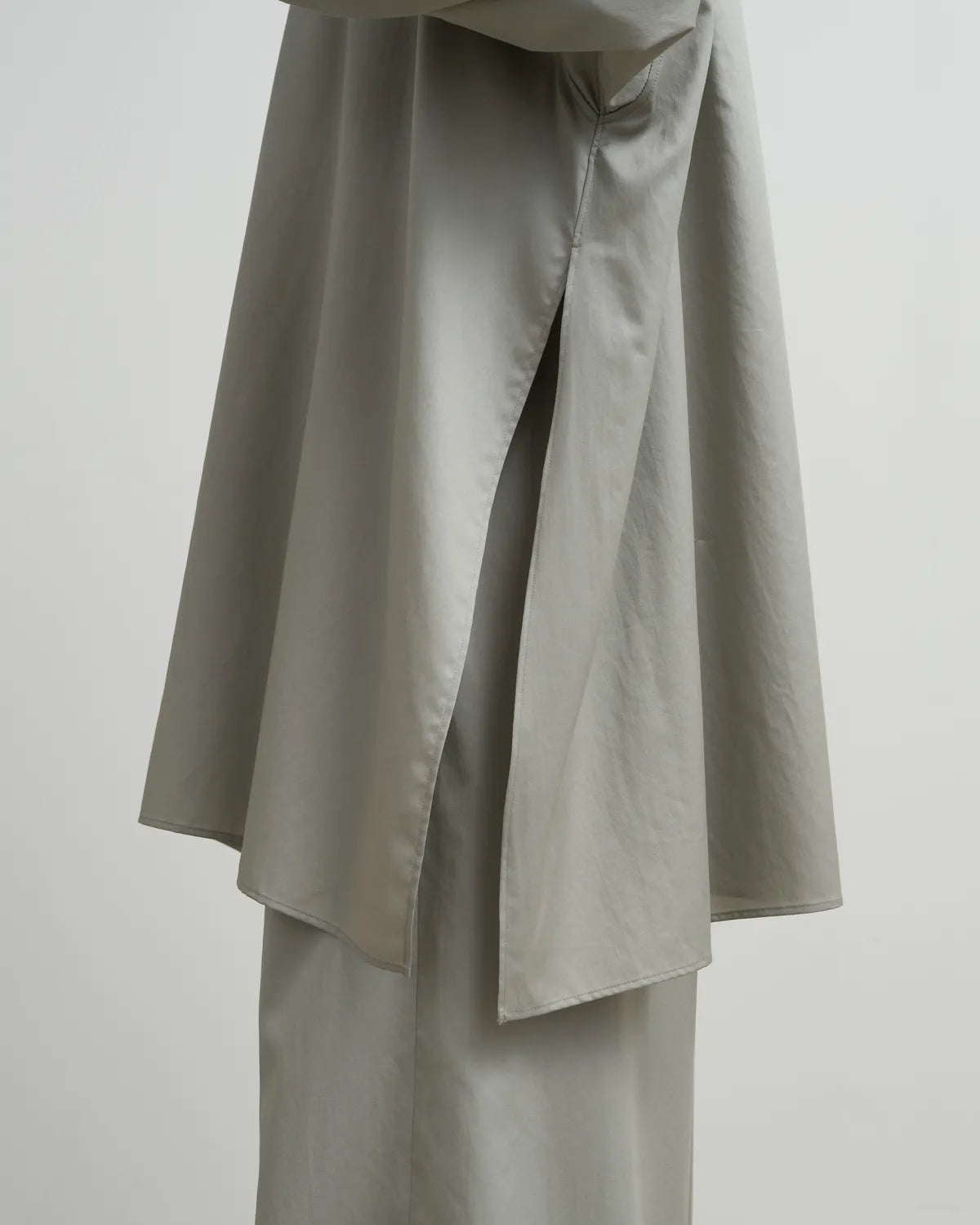 Graphpaper / Silicon Poplin Deep Slit Regular Collar Shirt (GL263-50198)