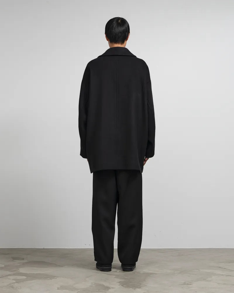 Graphpaper / Light Melton Shawl Collar Coat (GM253-10268B)