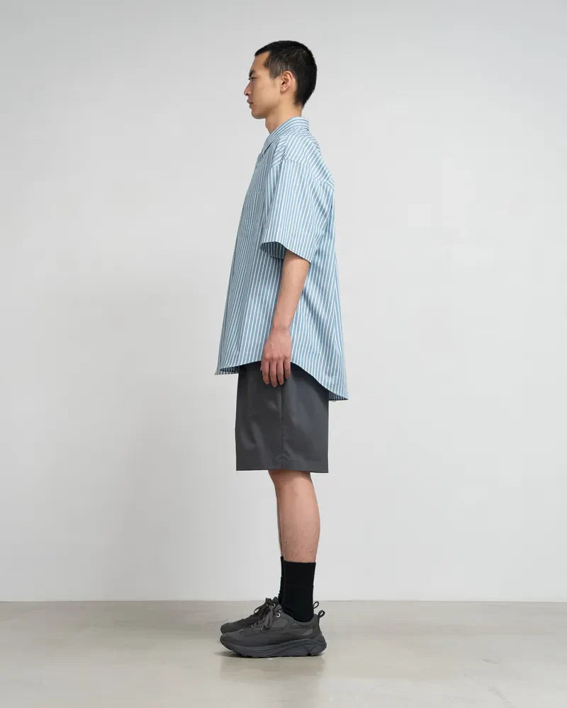 Graphpaper /SIDOGRAS S/S Oversized Regular Collar Shirt (GM242-50004)