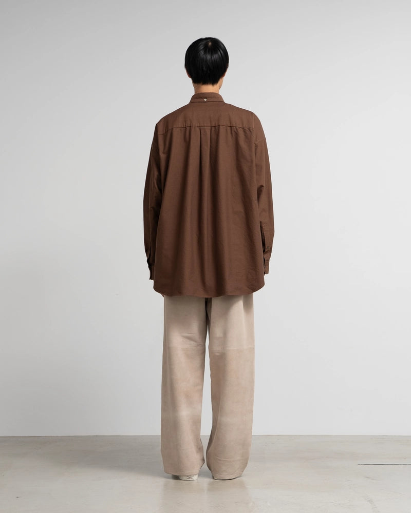 Graphpaper / Oxford L/S Oversized B.D Shirt (GM251-50021C)