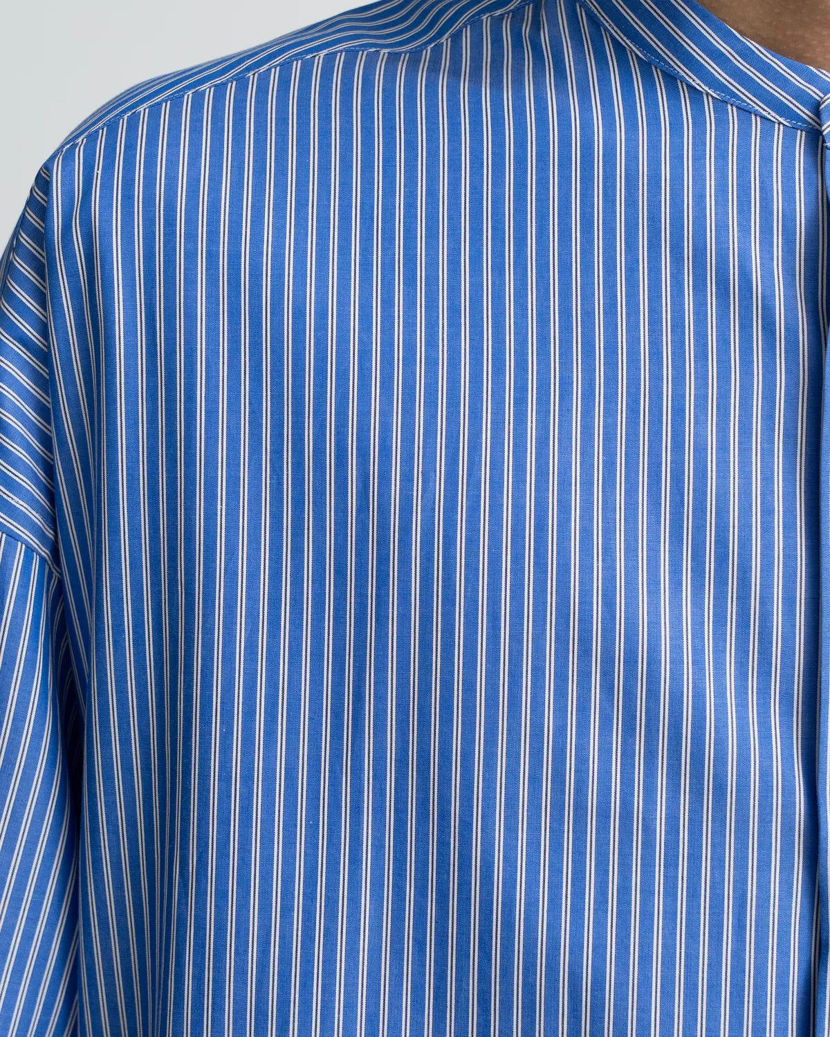Graphpaper / SIDOGRAS L/S Oversized Band Collar Shirt (GM2452-50011)