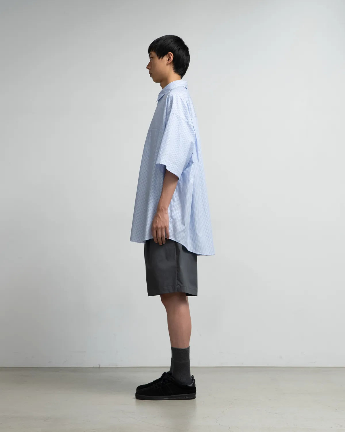 Graphpaper / SIDOGRAS S/S Oversized Regular Collar Shirt (GM252-50012)