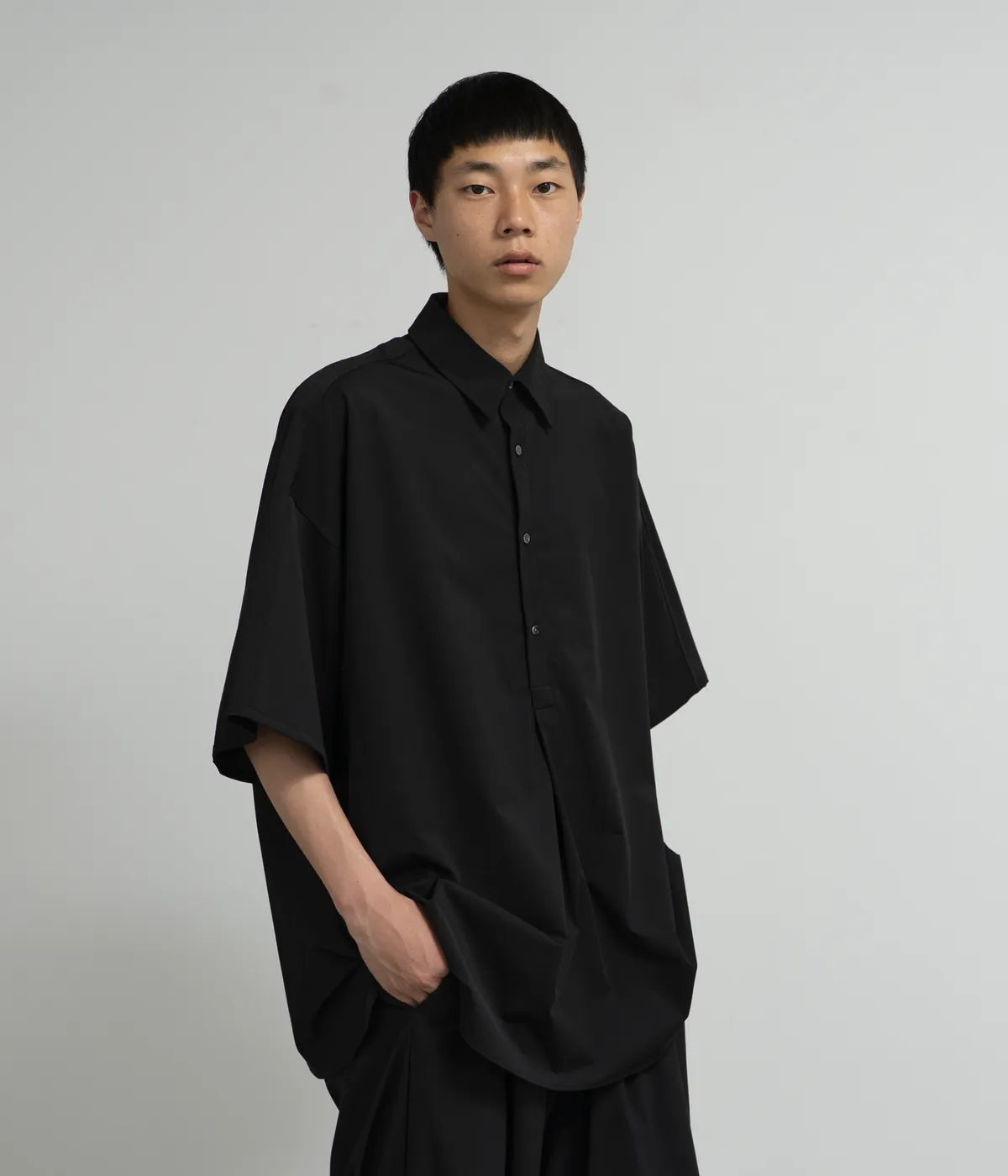 Graphpaper / Flex Tricot S/S Pullover Shirt (GM262-50018)
