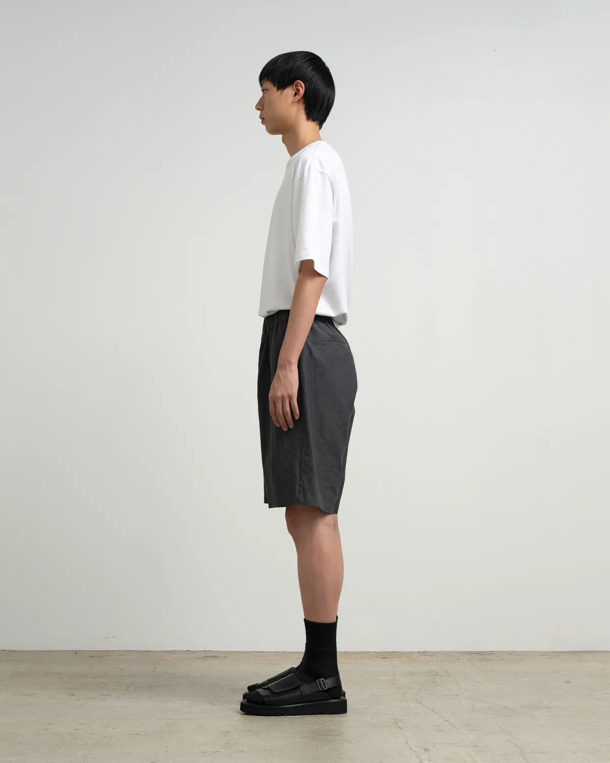 Graphpaper / Cotton Linen Seersucker Track Shorts (GM262-40036)