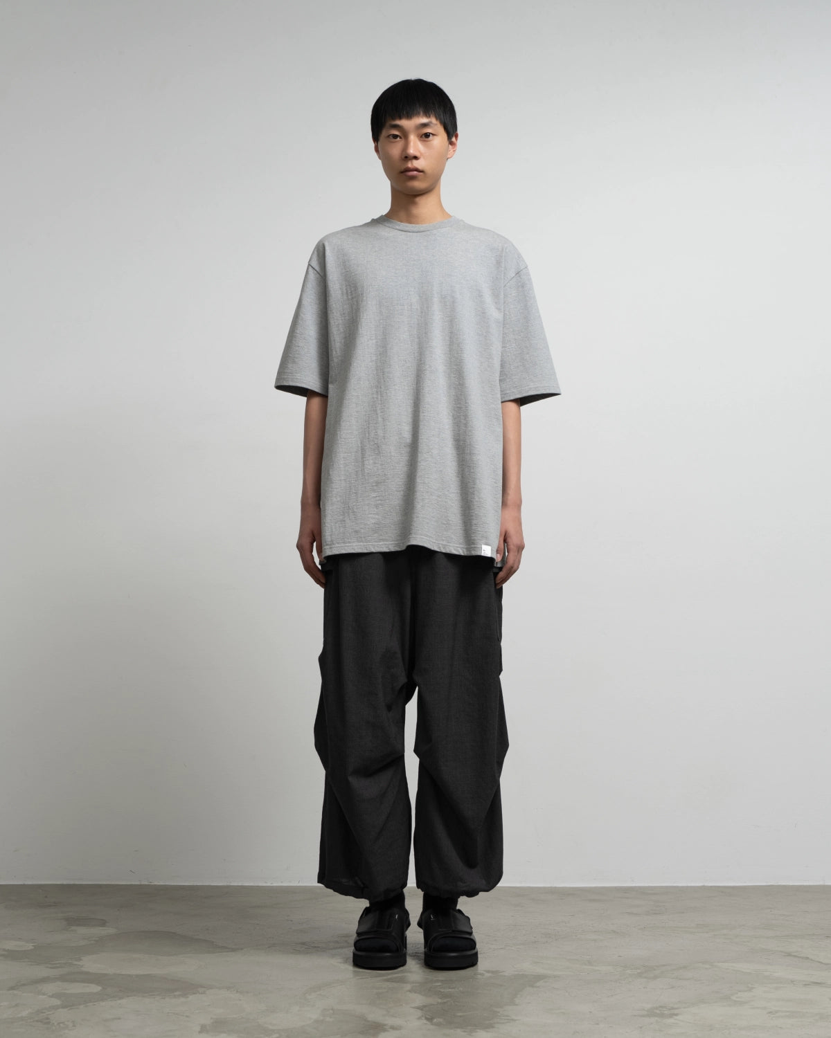 Graphpaper Re: (※Graphpaper NAGOYA EXCLUSIVE) / Heather Cotton 2-Pack Crew Neck Tee (GM262-70703N)