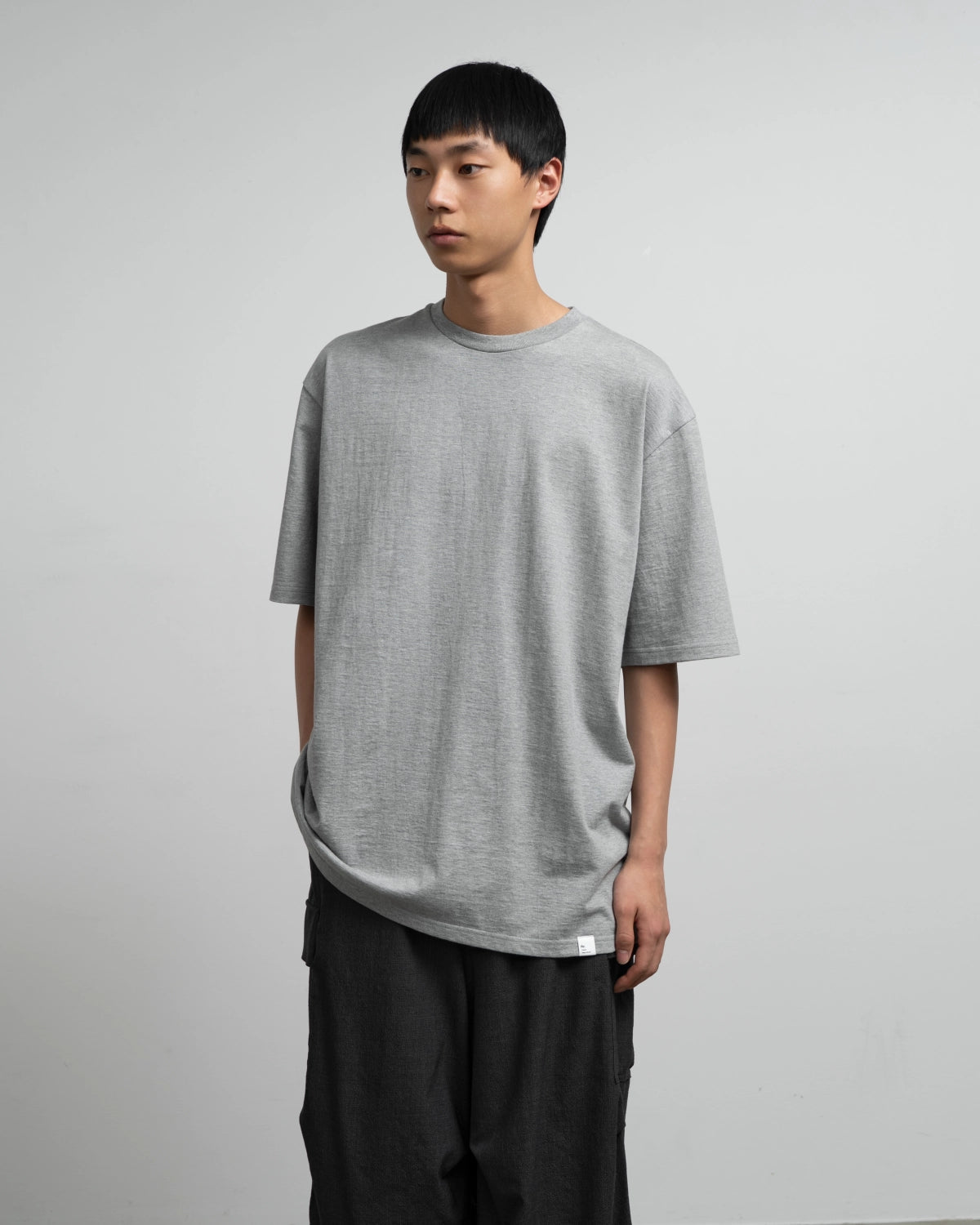 Graphpaper Re: (※Graphpaper NAGOYA EXCLUSIVE) / Heather Cotton 2-Pack Crew Neck Tee (GM262-70703N)