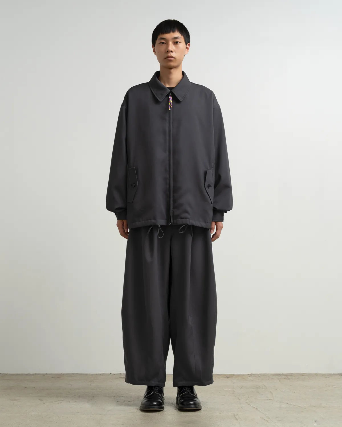 Graphpaper × is-ness / is-ness for GP Scale off Wool Balloon Chef Pants (GM263-40631I)