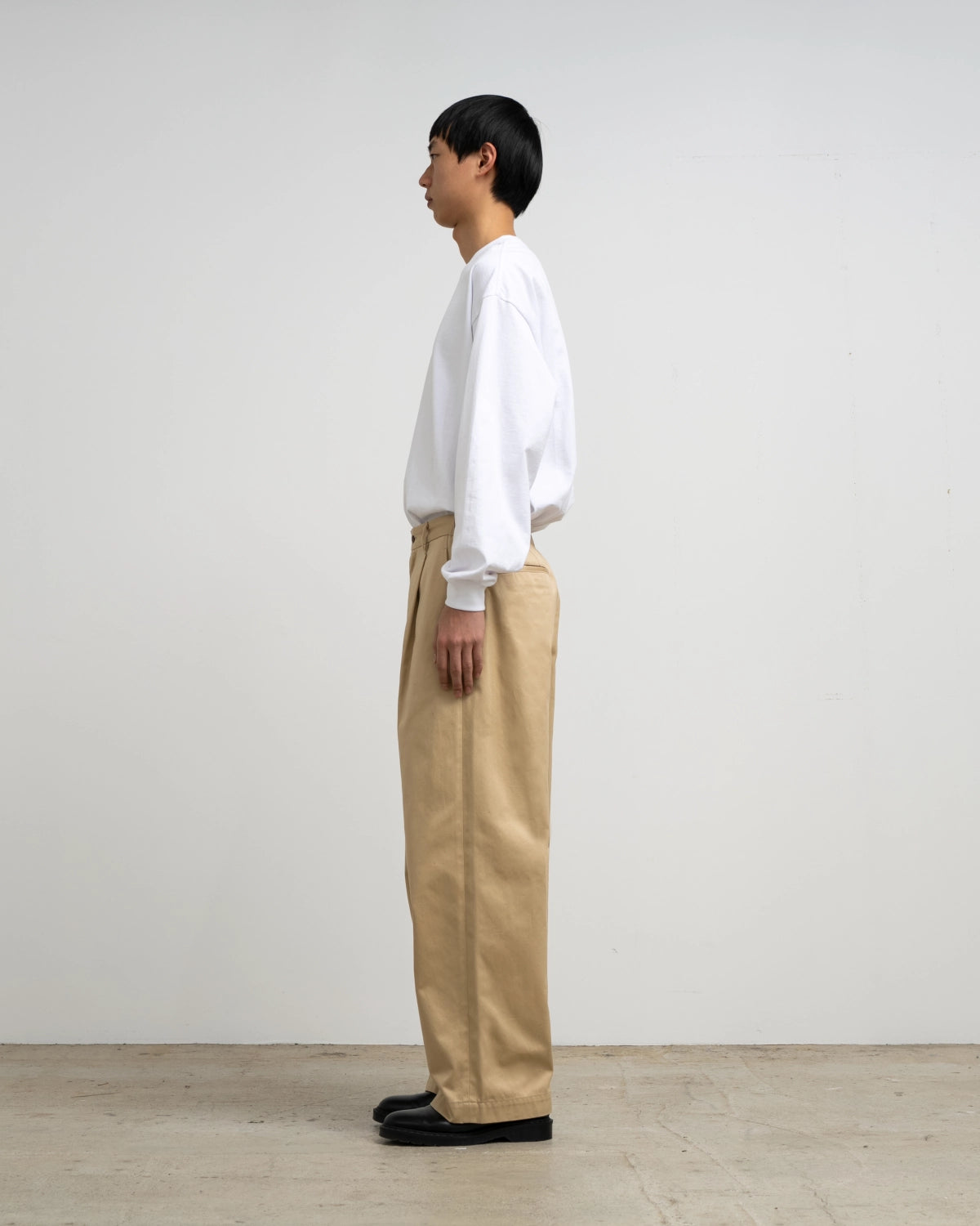 Graphpaper / Westpoint Chino Wide Straight Trousers (GM263-40165B)