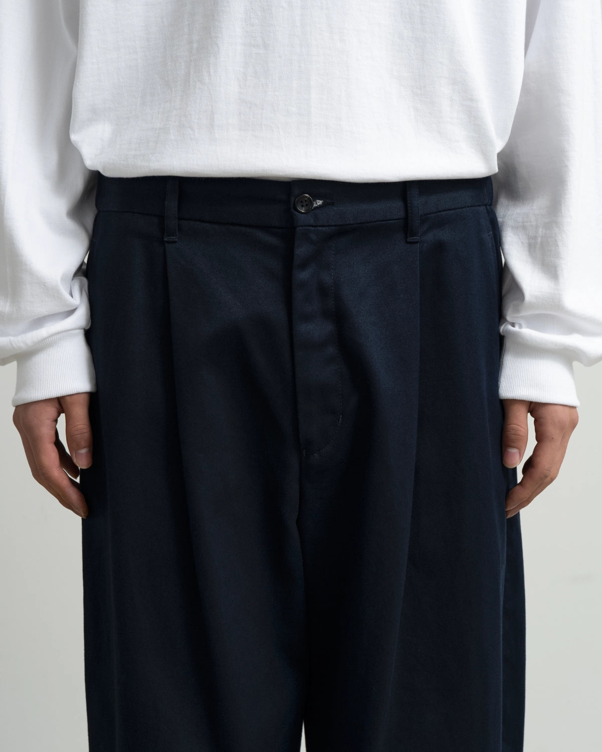 Graphpaper / Westpoint Chino Wide Tapered Trousers (GM263-40166B)