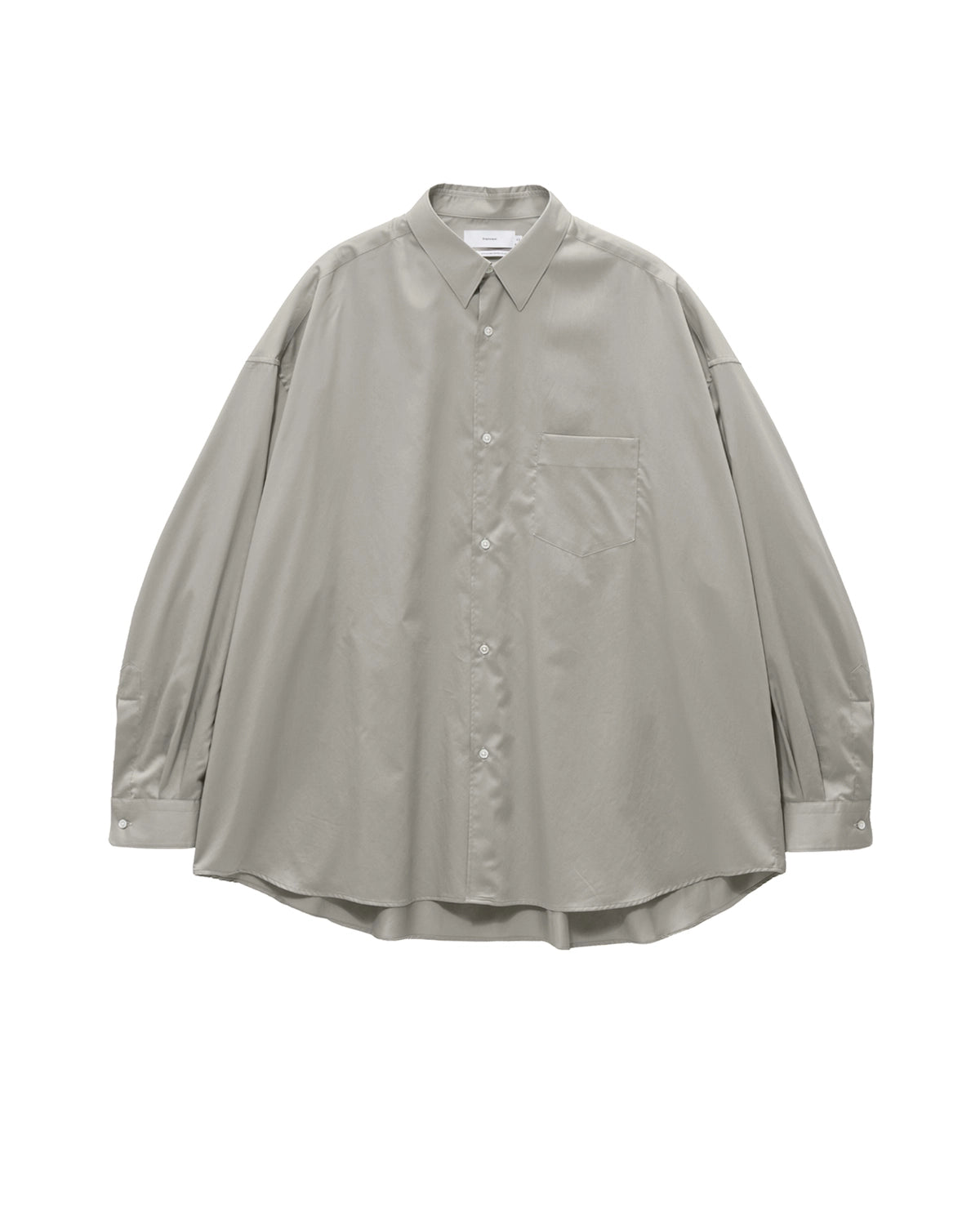 Graphpaper / Silicon Poplin Oversized Regular Collar Shirt (GM263-50196)