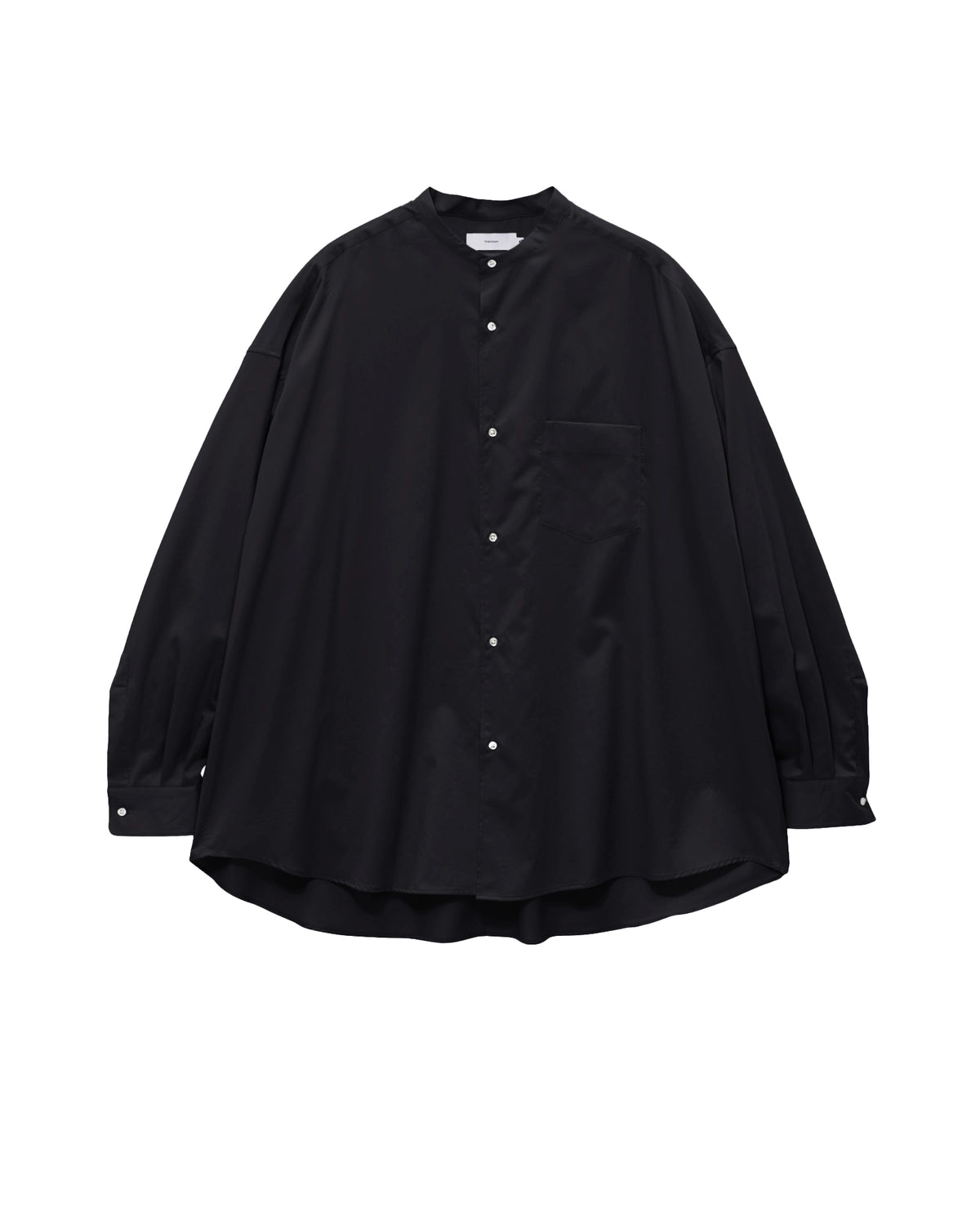 Graphpaper / Silicon Poplin Oversized Band Collar Shirt (GM263-50197)