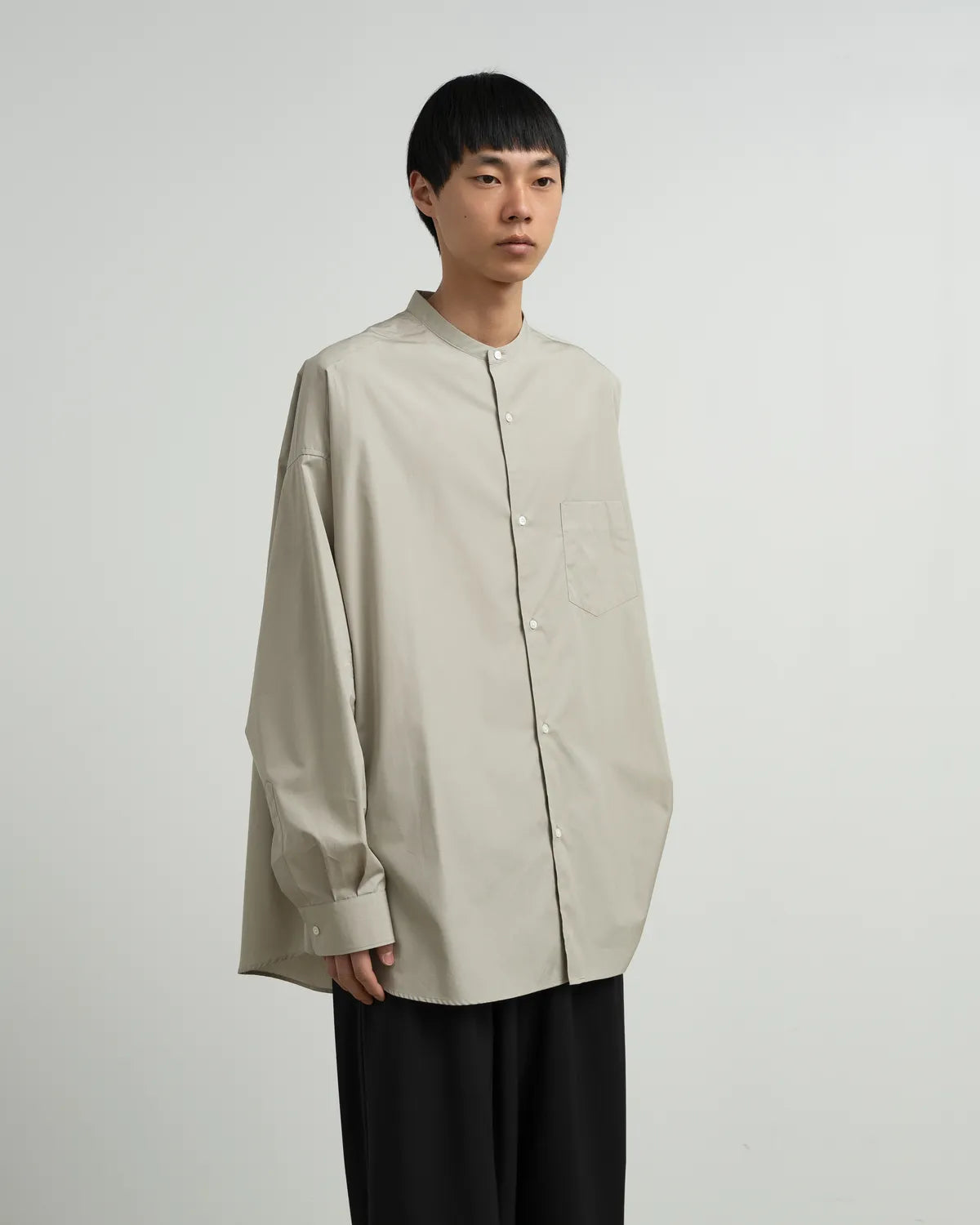 Graphpaper / ALUMO for GP L/S Oversized Band Collar Shirt (GM263-50231)