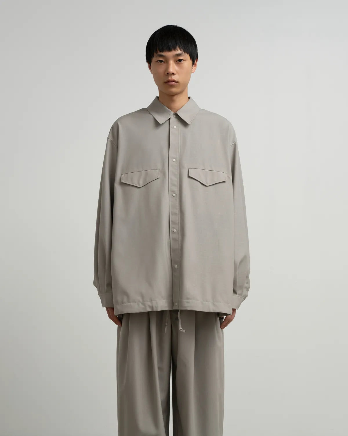 Graphpaper / Wool Ripstop Shirt Jacket (GM263-50480)