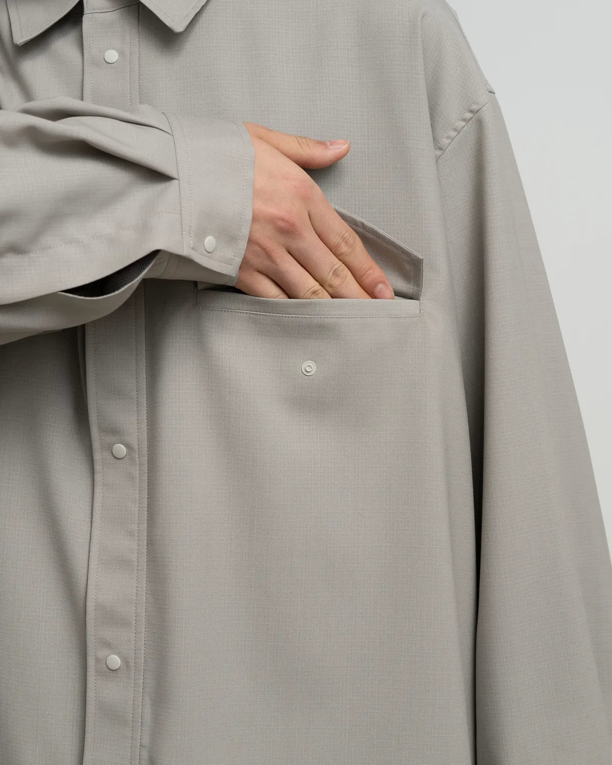 Graphpaper / Wool Ripstop Shirt Jacket (GM263-50480)