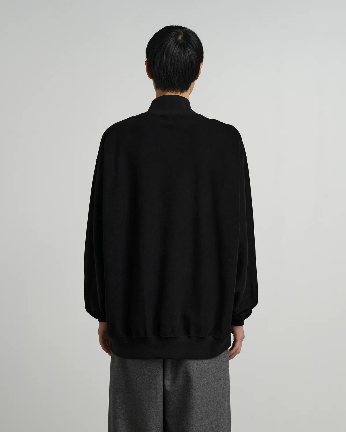 Graphpaper / Pique Velour Jersey L/S Polo (GM263-70255)