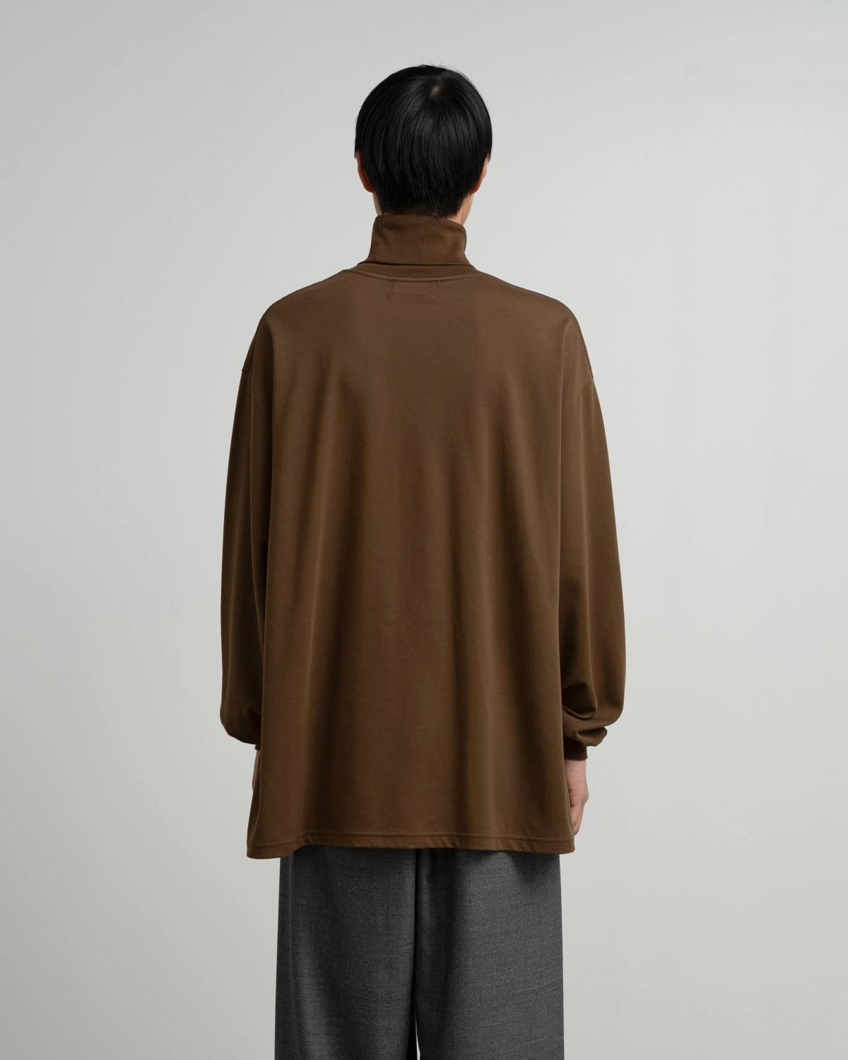 Graphpaper / Brushed Mockrody High Neck L/S Tee (GM263-70371)